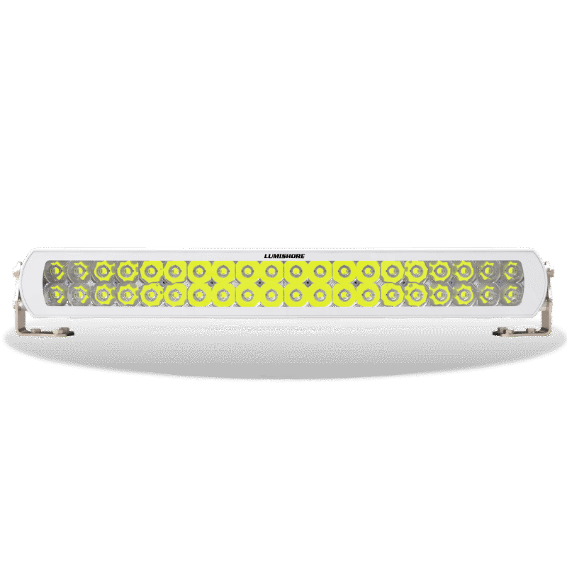 Lumishore - Single Color Light Bar - White LED, 15000 Fixture Lumens — Quality Boat Parts