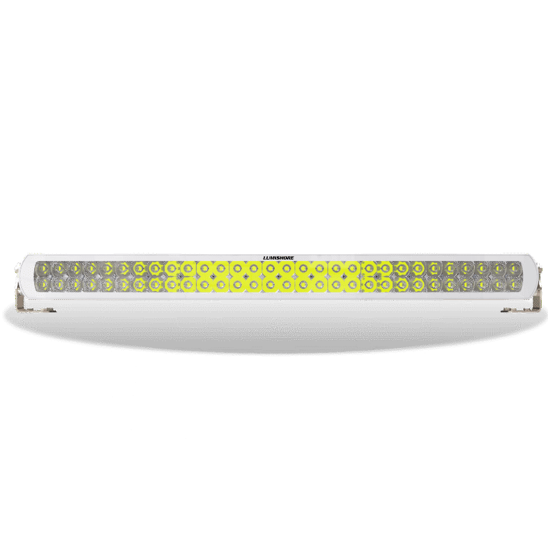 Lumishore - Single Color Light Bar - White LED, 15000 Fixture Lumens — Quality Boat Parts