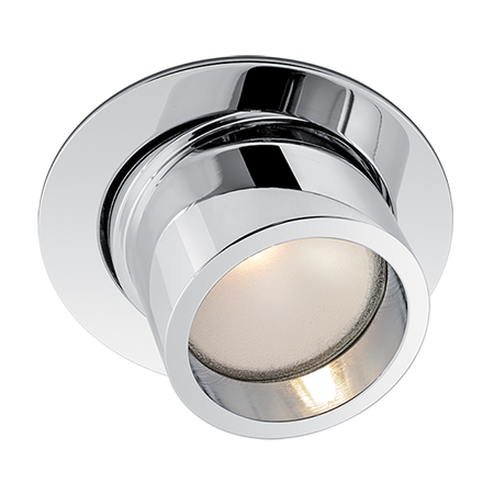 BCM - Kea 62M Adjustable Downlight - Stainless Steel, With Snoot Reflector — Quality Boat Parts