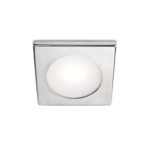 BCM - Charlotte 70 Downlight - Red LED, Polished Stainless Steel, Spring Mounted, 2W, 8-32VDC — Quality Boat Parts