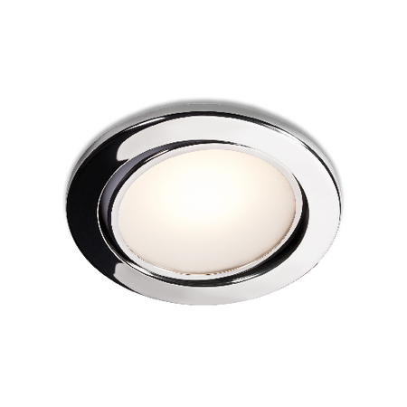 BCM - Phoenix 95 Downlights - With Switch, Polished Stainless Steel, Spring mount, 3000K, 8-32VDC — Quality Boat Parts