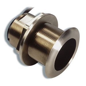 Airmar - 8 Pin Low Profile Thru-hull Transducer - Bronze, With Temp — Quality Boat Parts