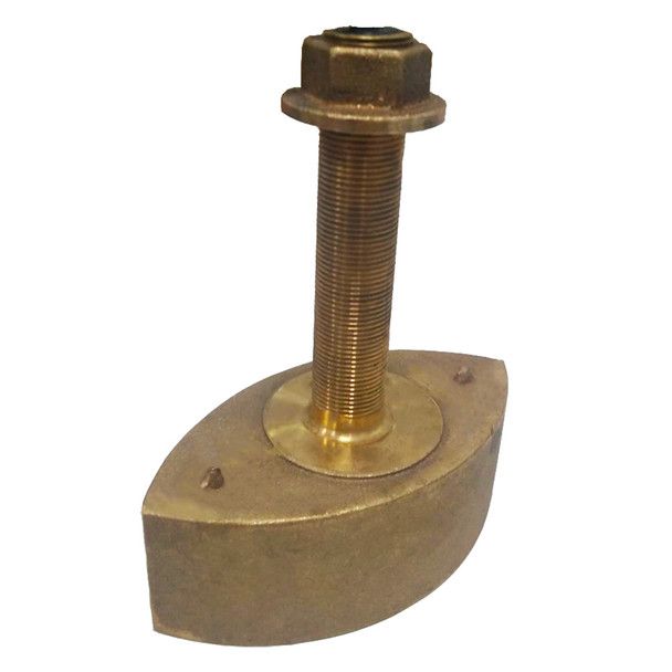 Echonautics - CB131MA600 600w 80-130kHz Medium CHIRP Bronze Thru-Hull Transducer — Quality Boat Parts