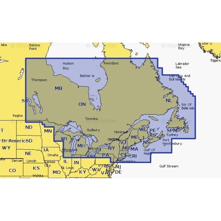 Navionics - Plus NAUS012R Canada, East & Great Lakes microSD — Quality Boat Parts
