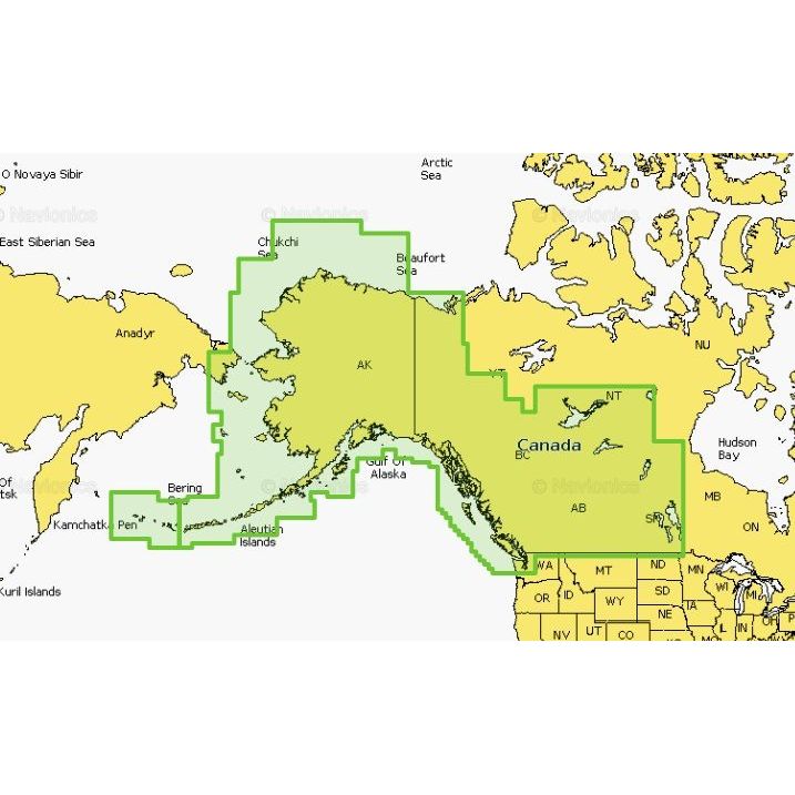 Navionics - Platinum+ NPUS013R Canada, West & Alaska microSD — Quality Boat Parts