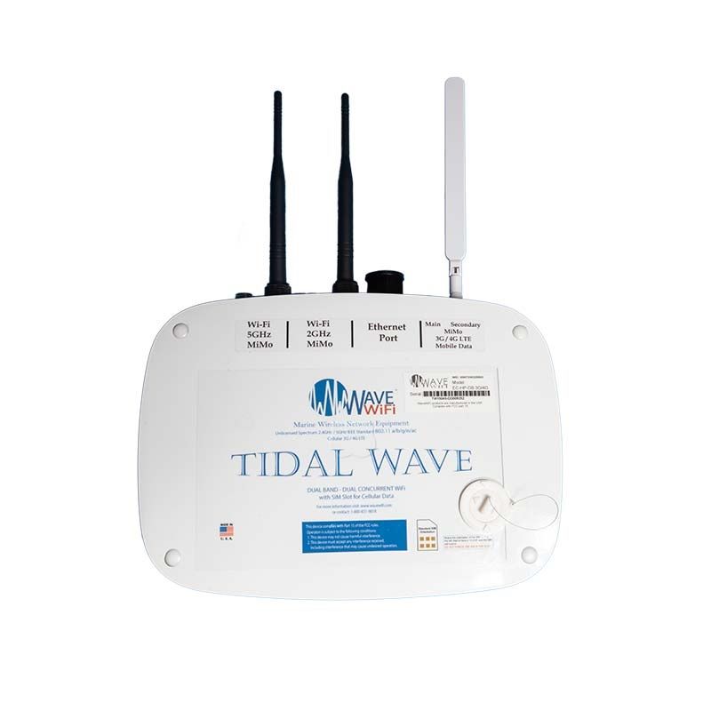 Wave WiFi - Tidal Wave 2 - 25' 400UF Low Loss Cable & 6 Antennas — Quality Boat Parts