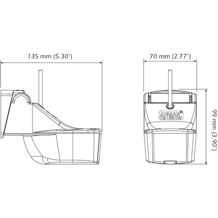 Airmar - TM165C-HW Transducer High Wide CHIRP Transducer — Quality Boat Parts