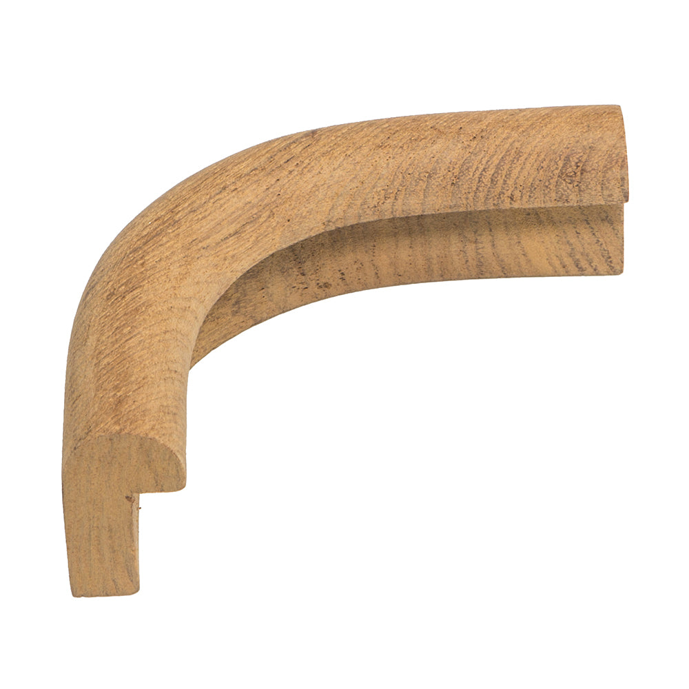 Whitecap Teak Edge Molding Outside Corner 60837 — Quality Boat Parts