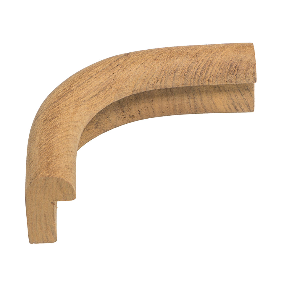 Whitecap Teak Edge Molding Outside Corner 60837 — Quality Boat Parts