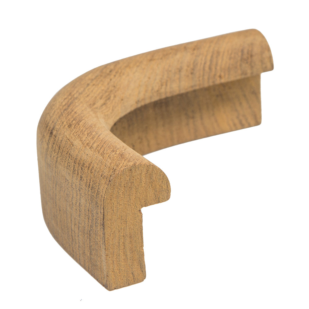 Whitecap Teak Edge Molding Outside Corner 60837 — Quality Boat Parts