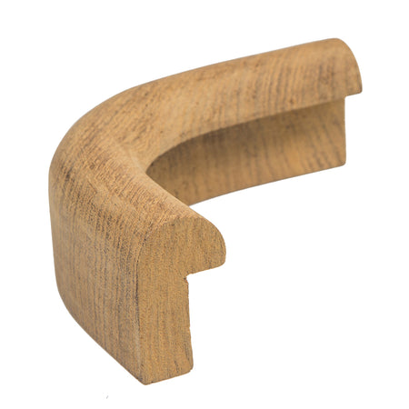 Whitecap Teak Edge Molding Outside Corner 60837 — Quality Boat Parts