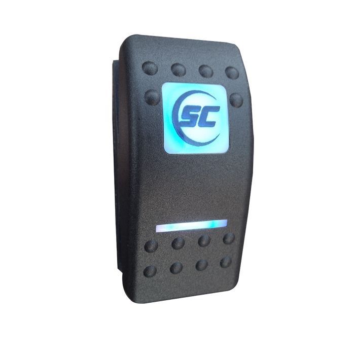 Shadow-Caster LED Lighting - Rocker On-Off-Momentary Lighted Button — Quality Boat Parts