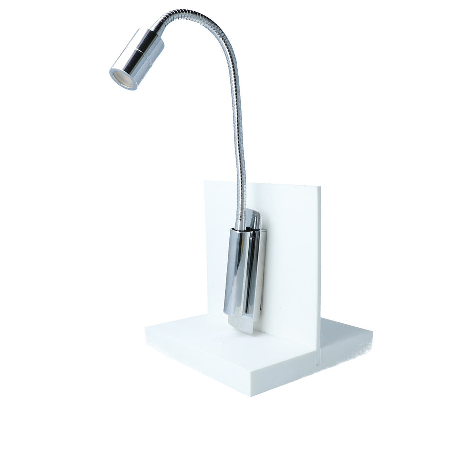 Cantalupi LIVIA WARM – Chrome LED Fixture, 1.5W @ 24VDC, 10–32VDC, IP40, 0.3 m, C-16 — Quality Boat Parts