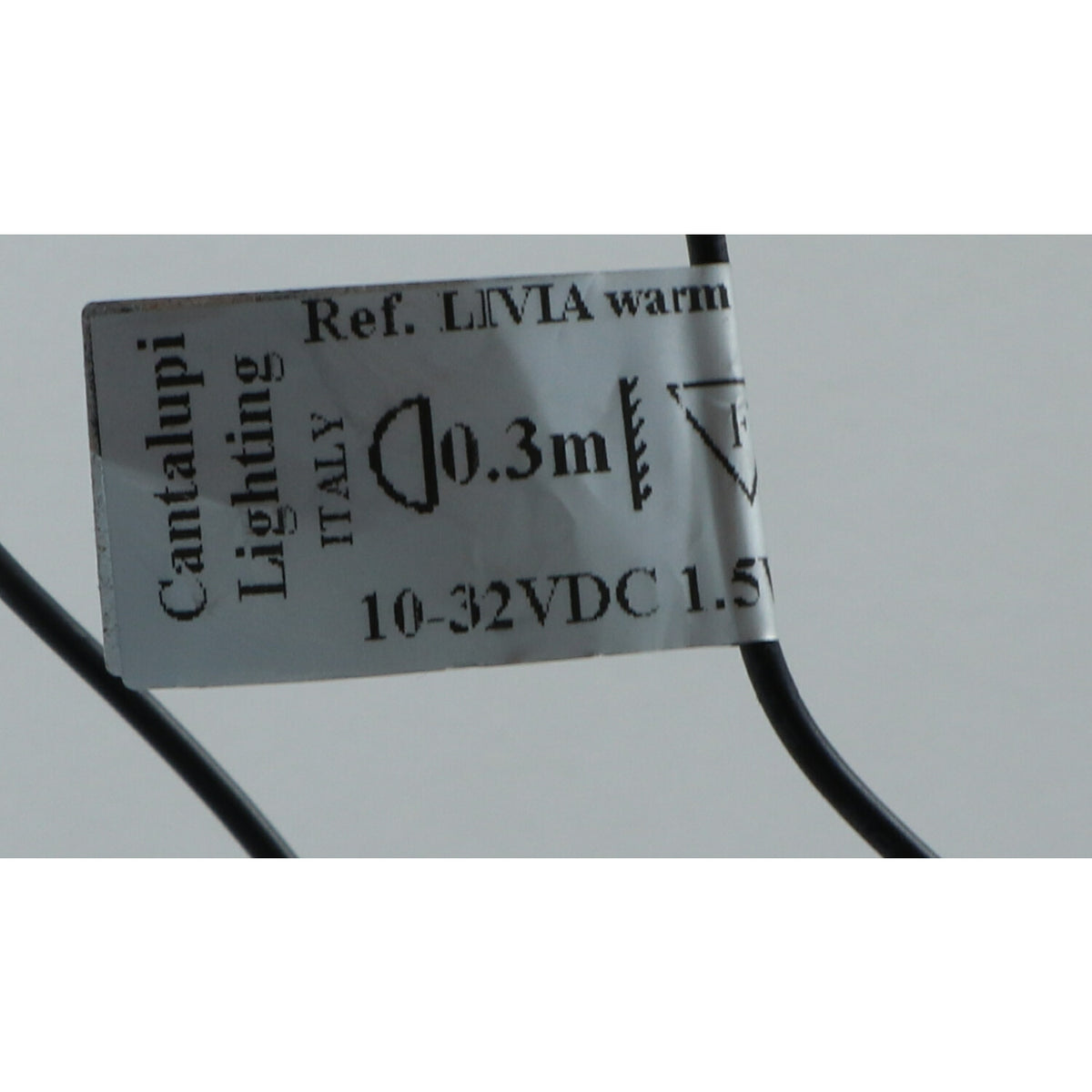 Cantalupi LIVIA WARM – Chrome LED Fixture, 1.5W @ 24VDC, 10–32VDC, IP40, 0.3 m, C-16 — Quality Boat Parts