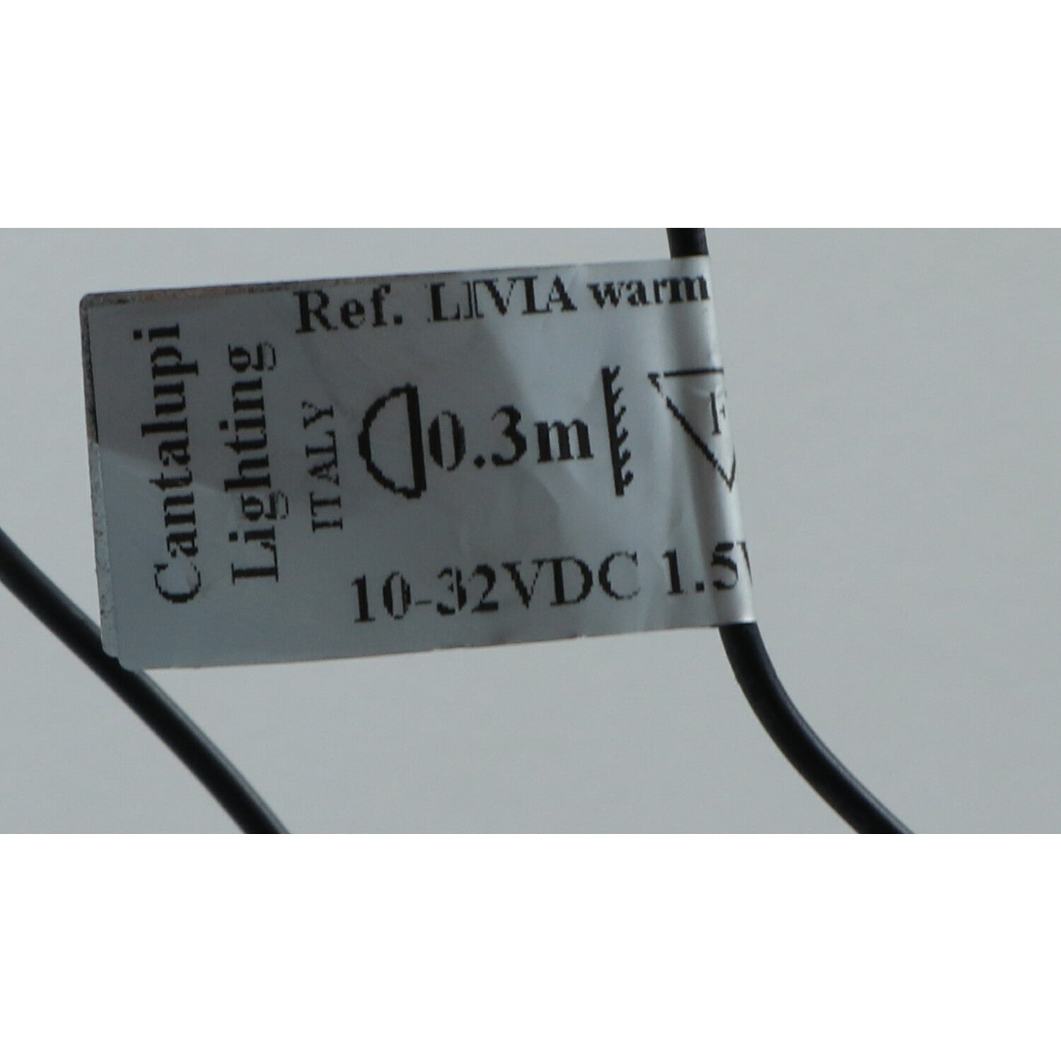 Cantalupi LIVIA WARM – Chrome LED Fixture, 1.5W @ 24VDC, 10–32VDC, IP40, 0.3 m, C-16 — Quality Boat Parts