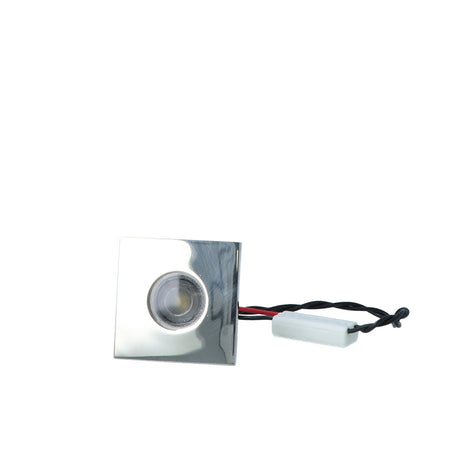 Cantalupi CAP-Q Series Compact Marine Light – 1W, Ø19 mm, 10–31V AC/DC, Warm White, IP65 — Quality Boat Parts