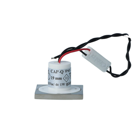 Cantalupi CAP-Q Series Compact Marine Light – 1W, Ø19 mm, 10–31V AC/DC, Warm White, IP65 — Quality Boat Parts