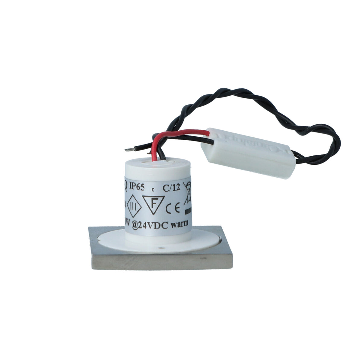 Cantalupi CAP-Q Series Compact Marine Light – 1W, Ø19 mm, 10–31V AC/DC, Warm White, IP65 — Quality Boat Parts