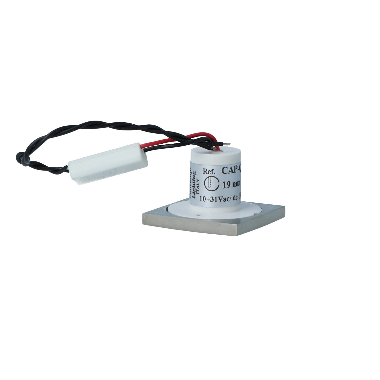 Cantalupi CAP-Q Series Compact Marine Light – 1W, Ø19 mm, 10–31V AC/DC, Warm White, IP65 — Quality Boat Parts