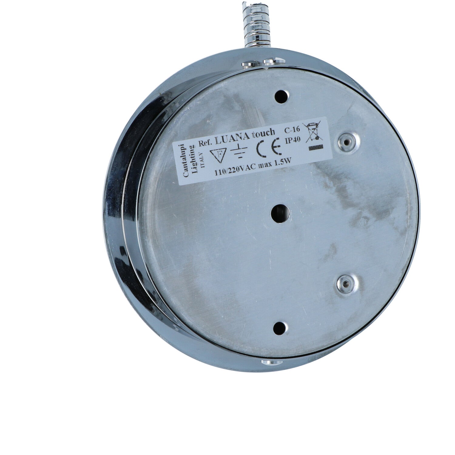 CANTALUPI – LUANA TOUCH C-16 – Indoor Touch-Control LED Light – IP40 | 110/220VAC | Max 1.5W — Quality Boat Parts