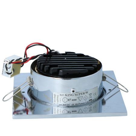 CANTALUPI – KING SUPER/W – LED Ceiling Light – Ø87 mm | 10–30VDC | 4X Hi-Power LED | IP40 | B-11 — Quality Boat Parts