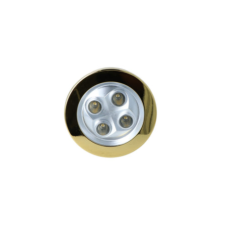 CANTALUPI – TITAN/R/MN A-08 – Recessed LED Light – Ø100 mm | Gold Finish | MDM700 | 4X Hi-Power LED | IP40 — Quality Boat Parts