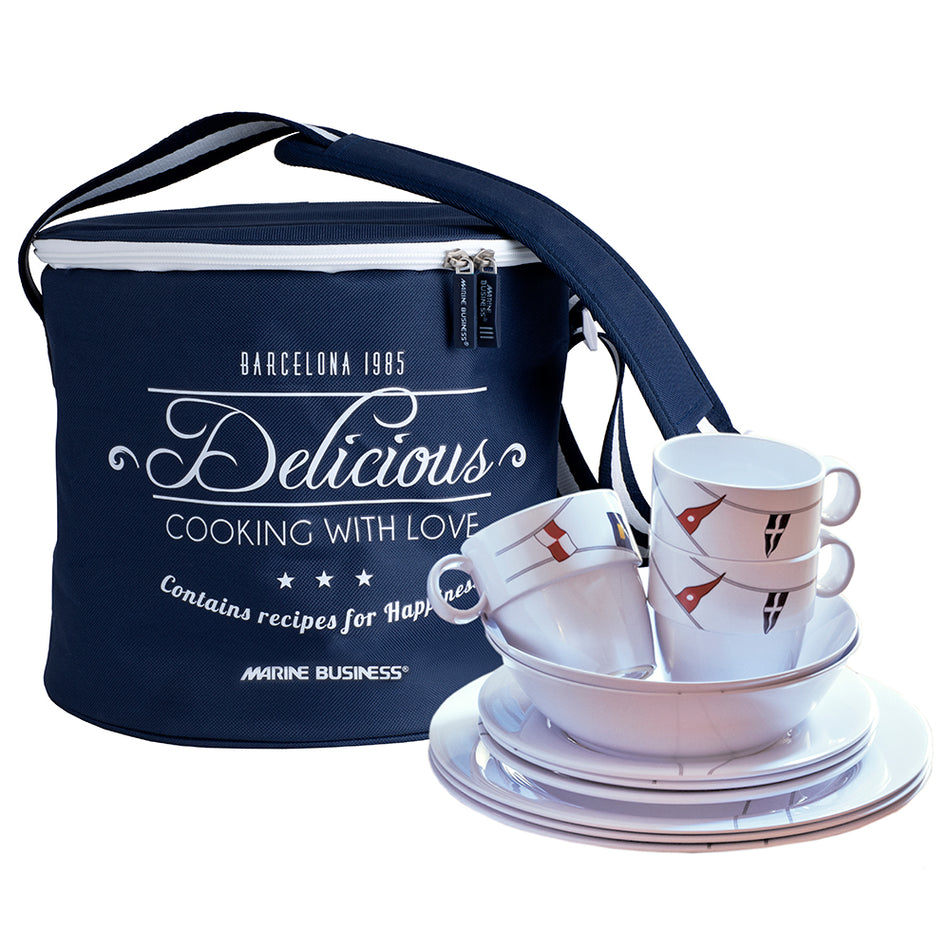 Marine Business Melamine Tableware & Basket - REGATA - Set of 16 12147 — Quality Boat Parts