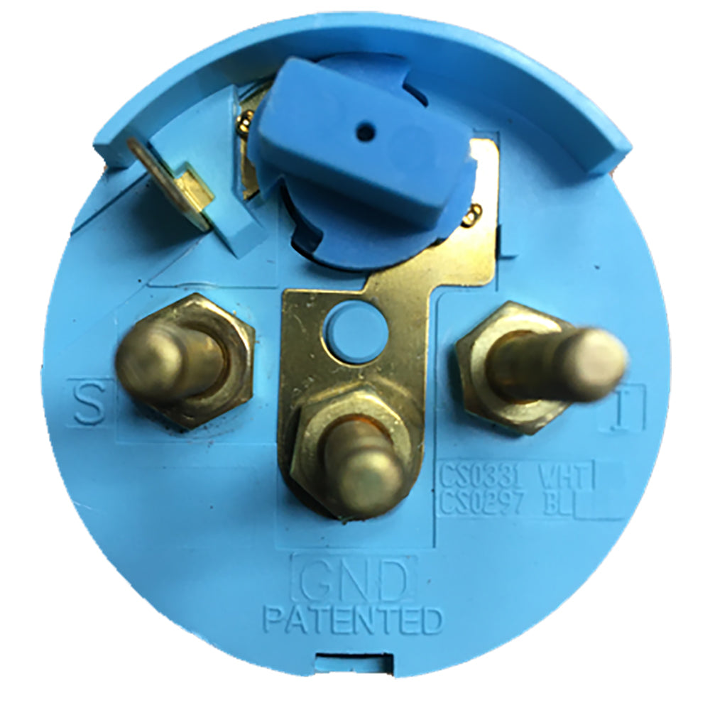 Faria Euro Black 2" Water Temperature Gauge - Metric (40 to 120° C) 12814 — Quality Boat Parts