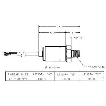Maretron - 0-5000 PSI Transducer — Quality Boat Parts