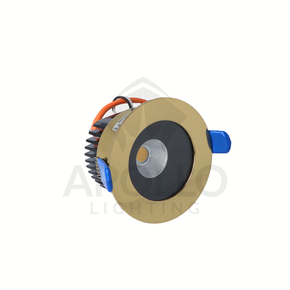 Cantalupi DALY 90/Q A CSL – 2700K Square LED Downlight, 77 mm, 28V @ 350mA, IP40 (Model: 20DALY QA 03 N2 CH, B-16) — Quality Boat Parts
