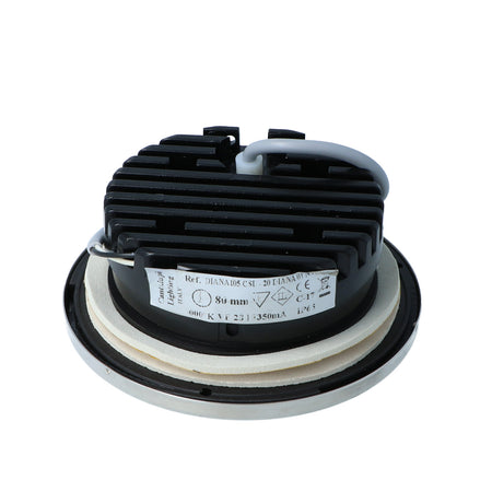 Cantalupi DIANA CSL 20 – Ø80 mm LED Fixture, 4000K Neutral White, 23V @ 350mA, IP65, C-17 — Quality Boat Parts