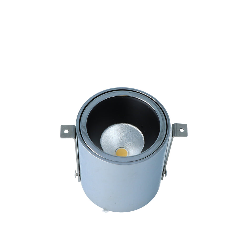 Cantalupi REX CSL – Ø90 mm LED Downlight, 3000K Warm White, 18.6V @ 700mA, IP40, Chrome Finish, 110–220V AC, B-13 C — Quality Boat Parts