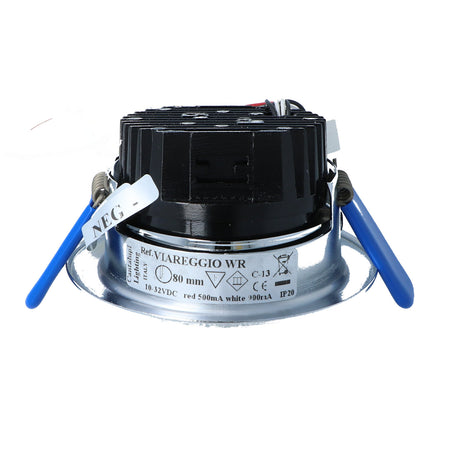 Cantalupi VIAREGGIO WR LED Light – 80 mm, 10–32VDC Dual Color, Dimmable, IP20 — Quality Boat Parts
