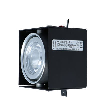 Cantalupi TIP/LW CLL LED Panel – 2x High-Power LEDs, 92x92 mm, 10–30VDC, IP20 — Quality Boat Parts