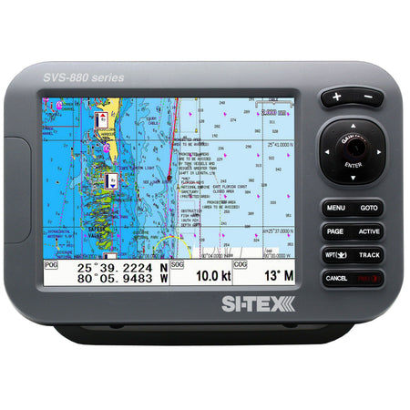 SI-TEX - SVS-880C+ 8in Color Chartplotter - With External Antenna — Quality Boat Parts