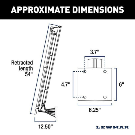 Lewmar - Vector 7ft Manual Shallow Water Anchor — Quality Boat Parts