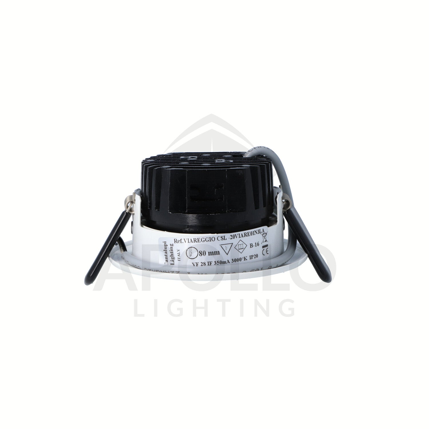 Cantalupi VIAREGGIO CLL – Elegant Interior Marine Light | Ø80mm | 2700K | 5W @ 24VDC | 10–32VDC | IP20 Rated — Quality Boat Parts