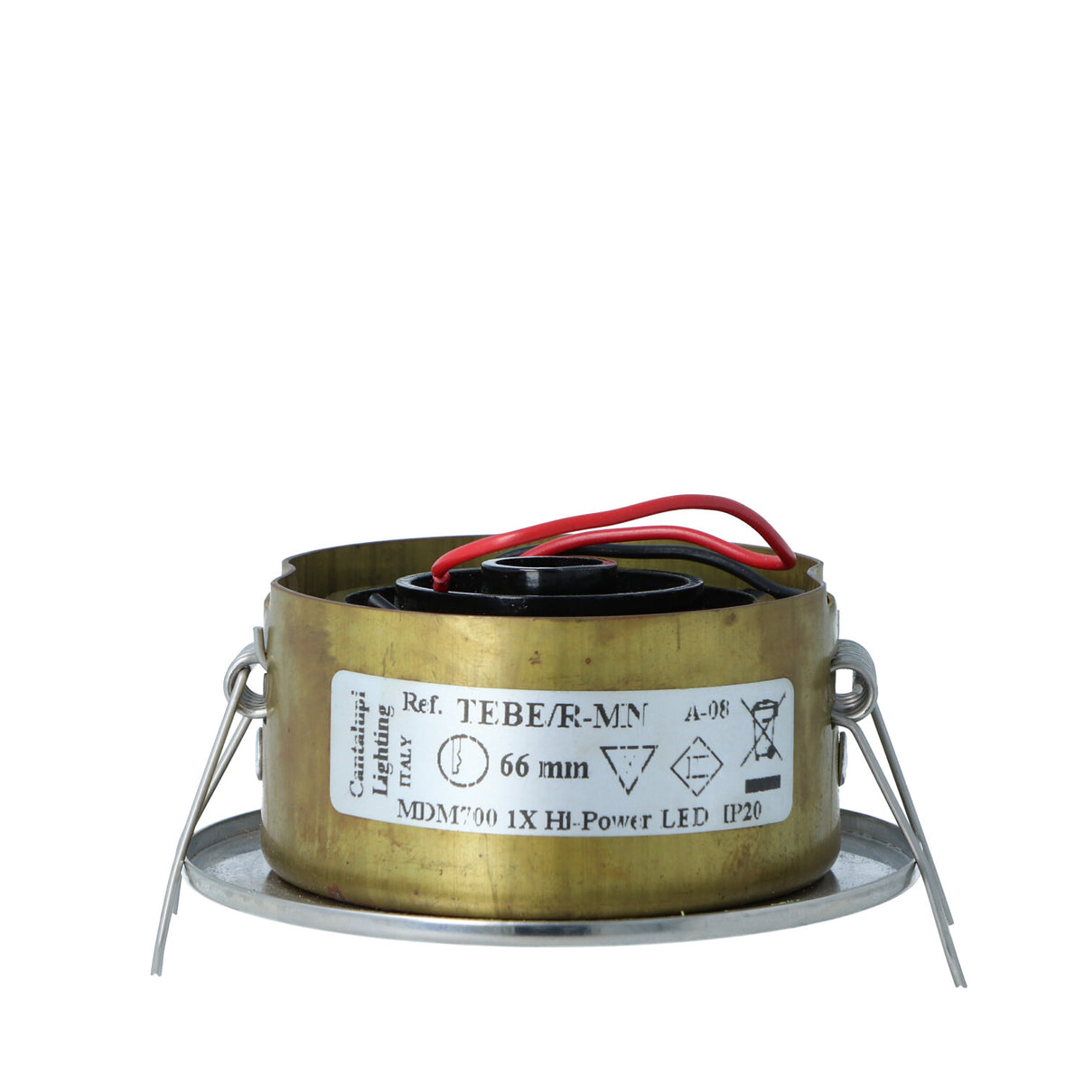 Cantalupi TEBE/RMN A-08 Downlight | MDM700 1x Hi-Power LED | 10-30V DC | Ø66 mm | IP20 — Quality Boat Parts