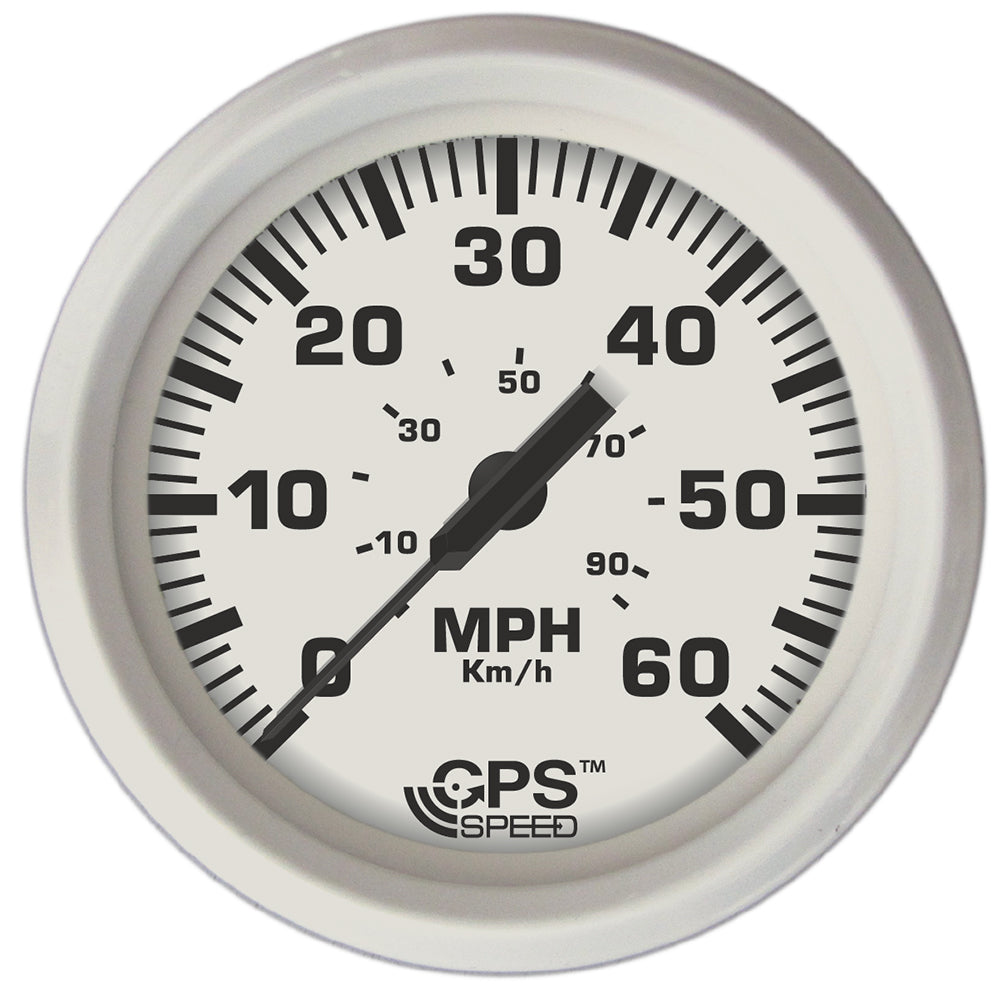 Faria Dress White 4" GPS Speedometer - 60 MPH 33147 — Quality Boat Parts