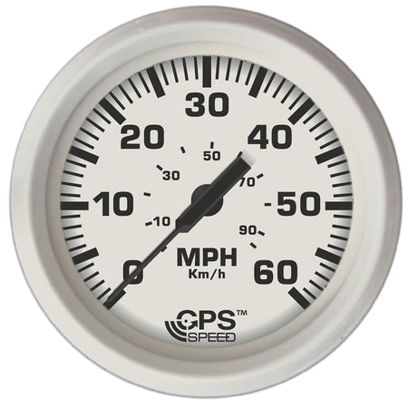 Faria Dress White 4" GPS Speedometer - 60 MPH 33147 — Quality Boat Parts