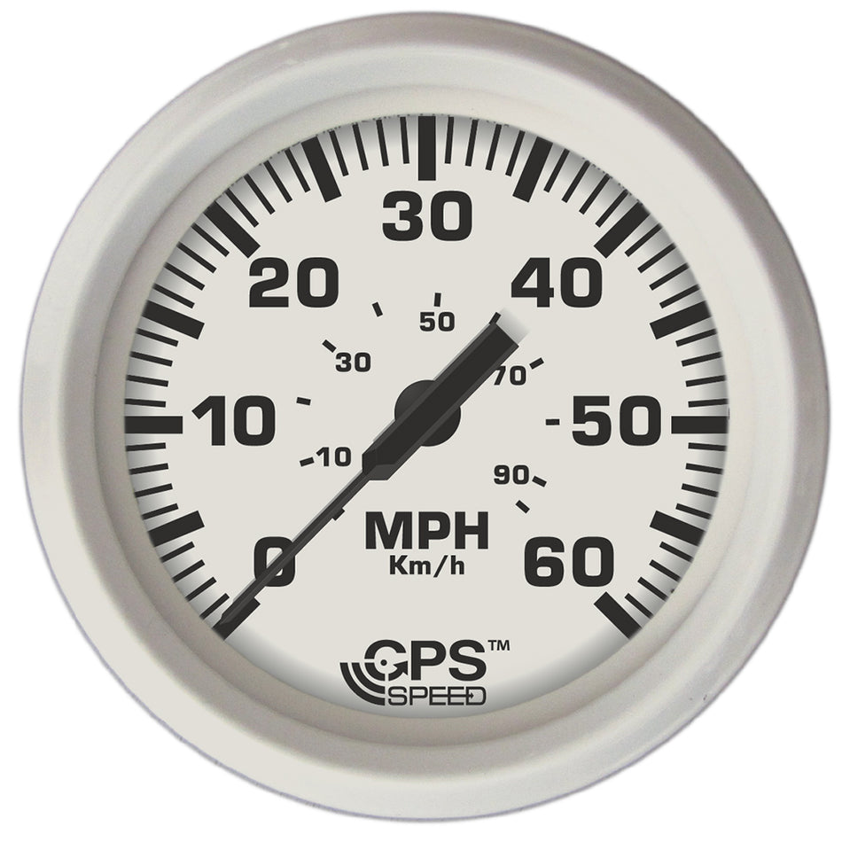 Faria Dress White 4" GPS Speedometer - 60 MPH 33147 — Quality Boat Parts
