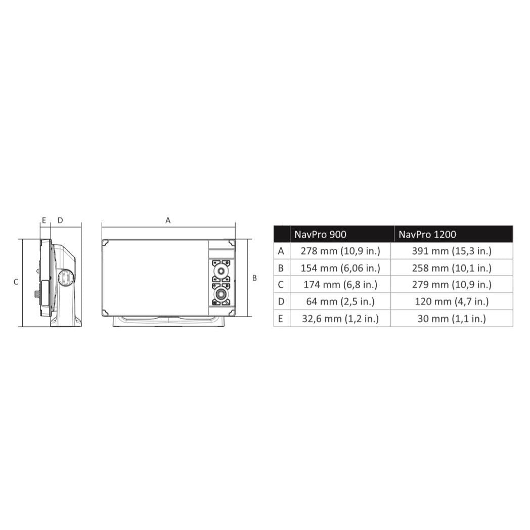 SI-TEX - NAVPRO1200 12" Plotter — Quality Boat Parts