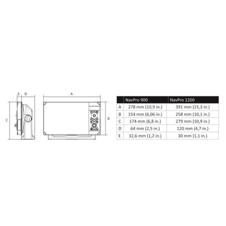 SI-TEX - NAVPRO1200 12" Plotter — Quality Boat Parts