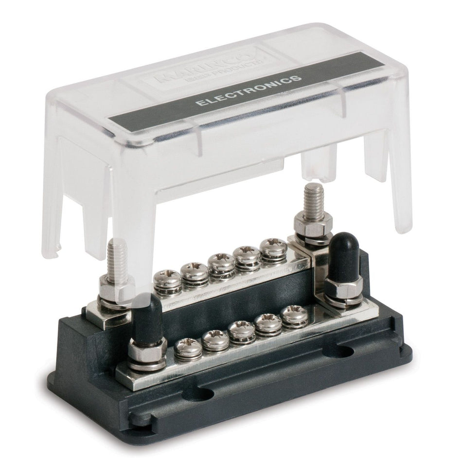 BEP Marine - Z Bar 10 Way Buss Bar 4 1/4" Studs 200A 50V DC — Quality Boat Parts