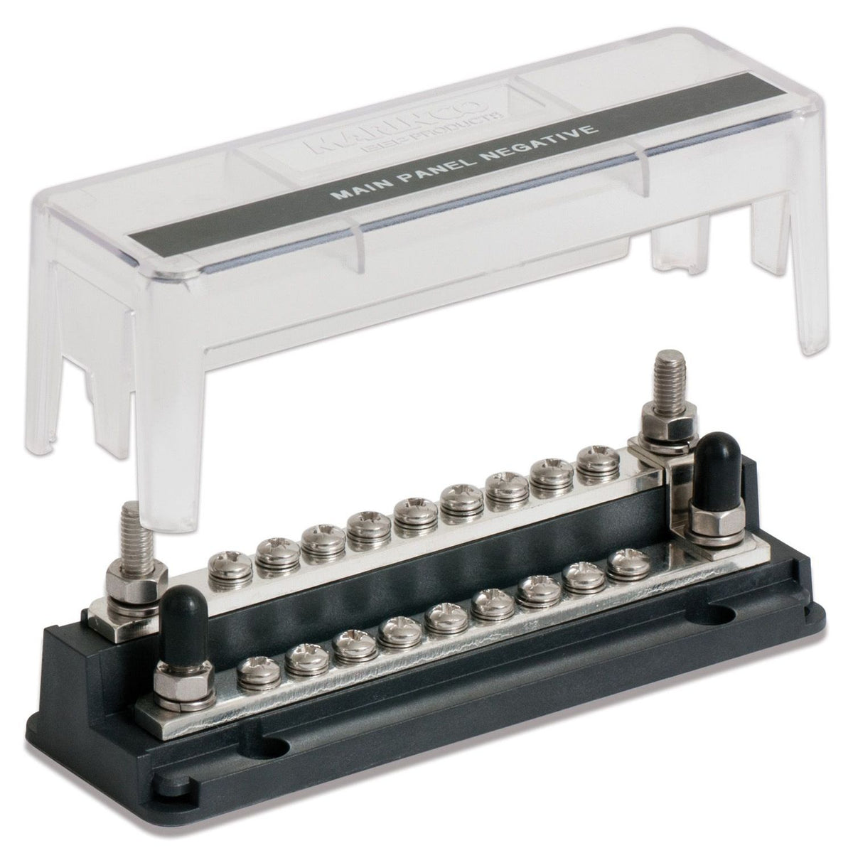 BEP Marine - Z Bar 10 Way Buss Bar 4 1/4" Studs 200A 50V DC — Quality Boat Parts