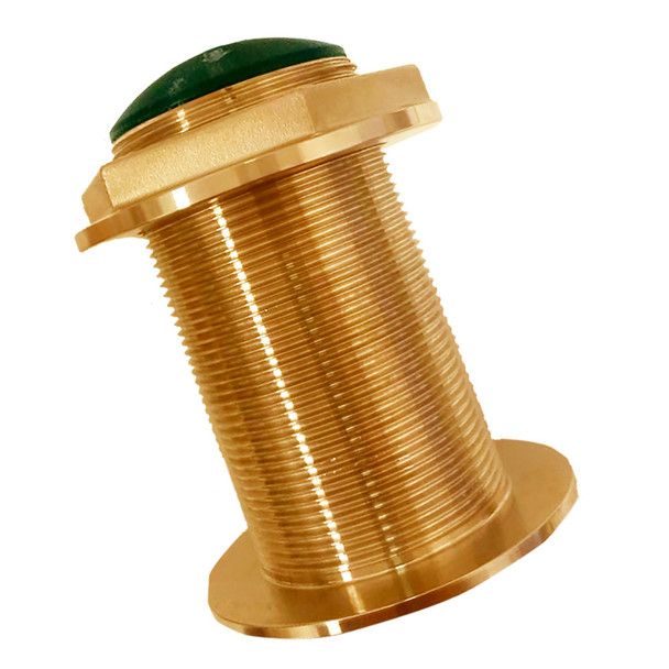 Echonautics - 300w 95-155kHz Medium CHIRP Tilted Element Bronze TH Transducer — Quality Boat Parts