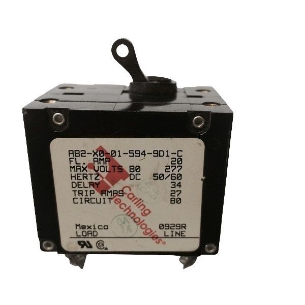 Newmar Power - 50 Amp Breaker W/ Black Throw — Quality Boat Parts