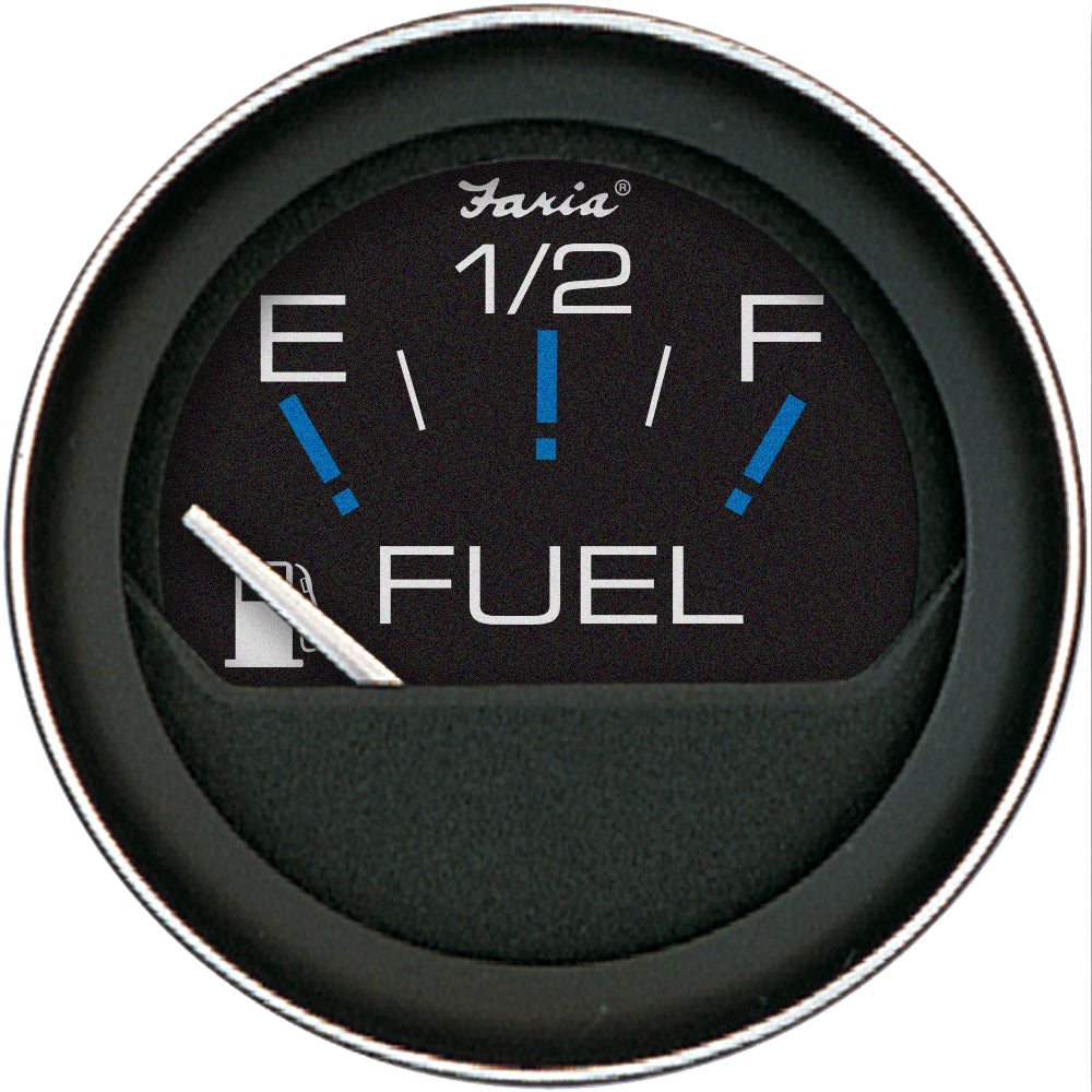Faria Coral 2" Fuel Level Gauge (E-1/2-F) 13001 — Quality Boat Parts
