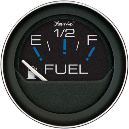 Faria Coral 2" Fuel Level Gauge (E-1/2-F) 13001 — Quality Boat Parts