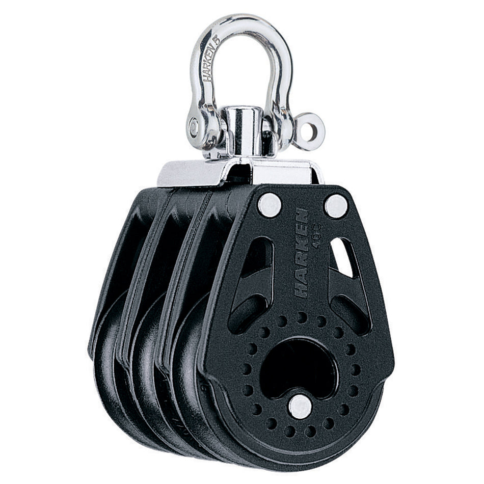 Harken 40mm Carbo Air Triple Swivel Block 2640 — Quality Boat Parts